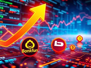 Solana News: Bonkfun's unprecedented crypto volume surge and market dominance over Pumpfun in the meme coin ecosystem.