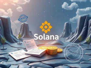 Solana ETF approval process with 21Shares and SEC regulatory documents