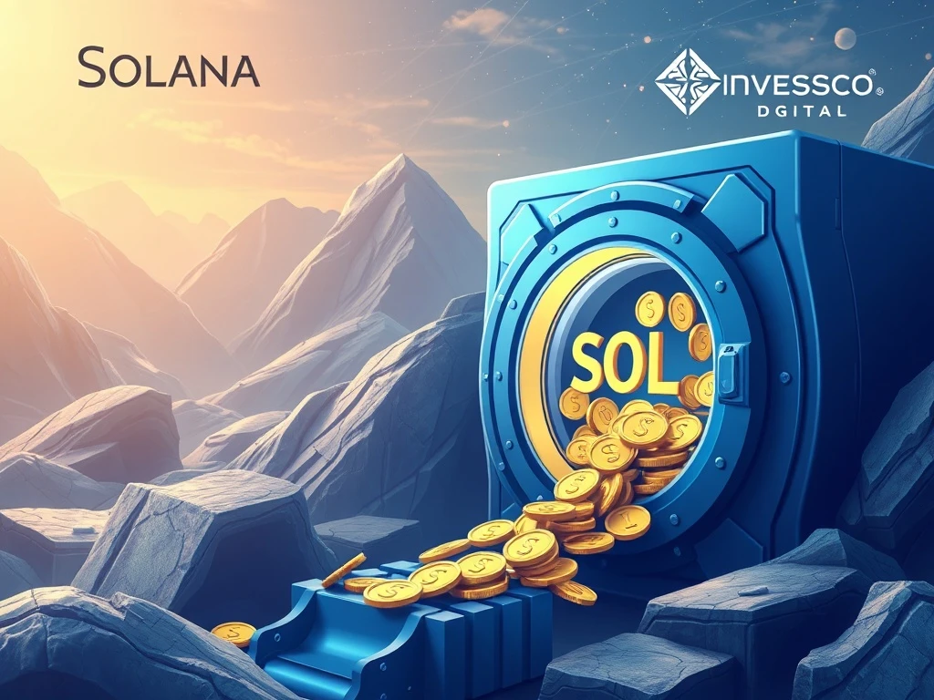 Solana ETF application by Invesco and Galaxy Digital for SEC approval