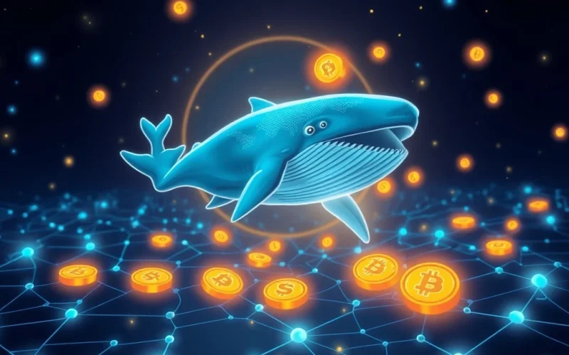 Crypto whale making a $42.3M Solana long position in blockchain network