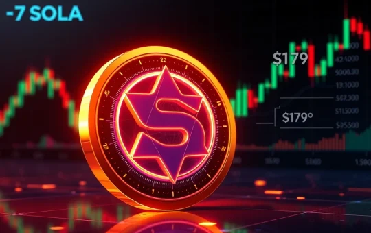 Solana cryptocurrency price chart showing $178 support and market dominance trends