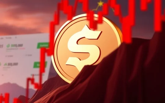 A chart showing Solana price dropping, with 'long liquidations' text, highlighting the recent crypto correction.
