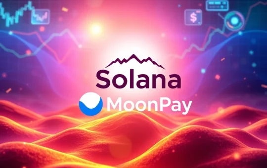 MoonPay's new liquid staking feature offering impressive 8.49% Solana Staking yields, attracting crypto investors.