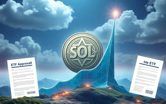 Solana price surge with institutional inflows and SEC ETF approval