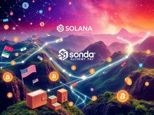 Solana News: Ondo and Alchemy Pay expanding global access to tokenized US Treasuries (USDY) via local fiat on-ramps.