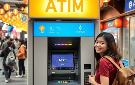 South Korea stablecoin ATMs allow tourists to convert USDT, Bitcoin, and Ethereum to cash.
