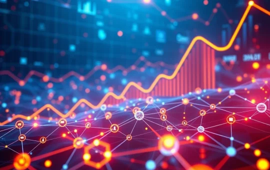 Visualizing the explosive growth of SPK crypto, driven by its innovative blockchain and DAO governance.