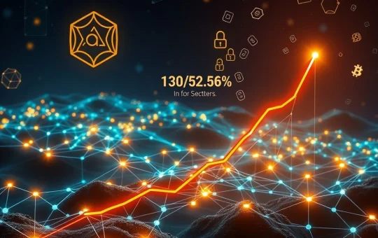 A vibrant visual representing the SPK protocol's phenomenal 130,356% growth, highlighting its innovative upgrades and expanding ecosystem.