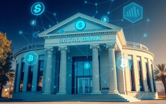 Industrial Bank embracing stablecoins for digital transformation, bridging traditional finance with blockchain innovation.