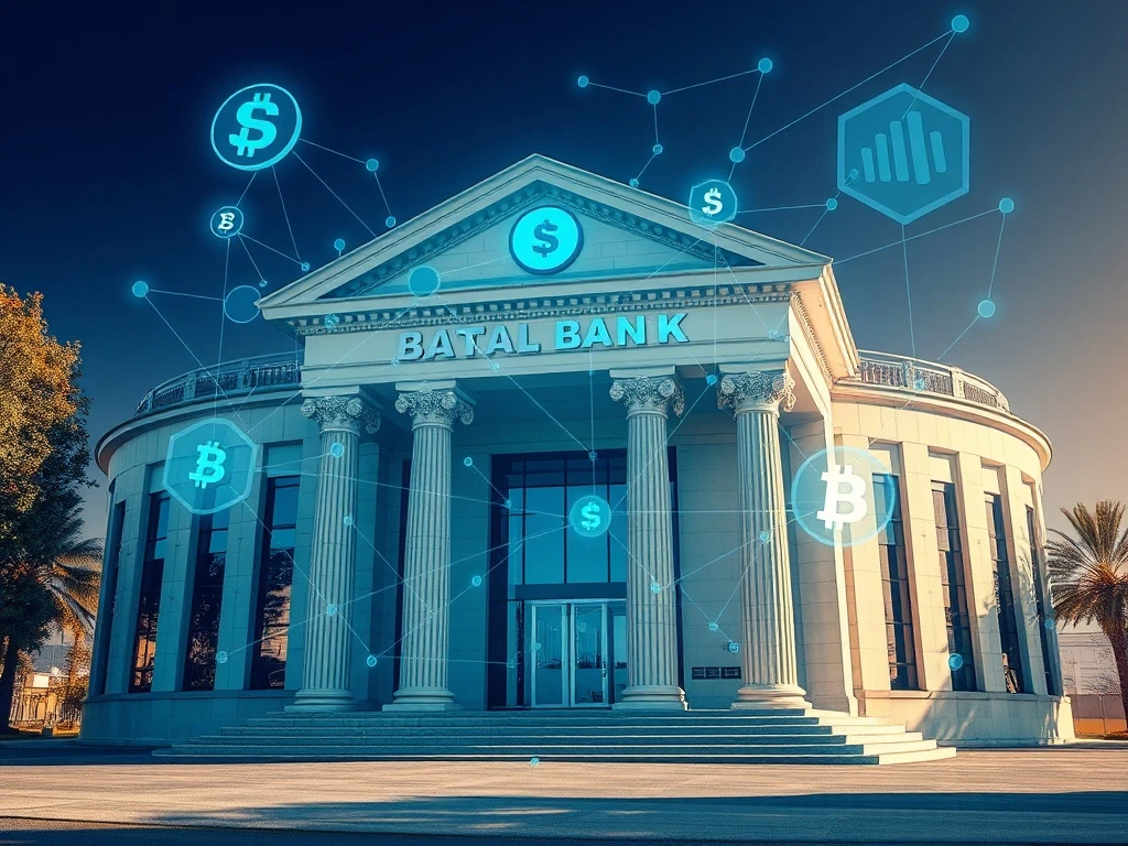 Industrial Bank embracing stablecoins for digital transformation, bridging traditional finance with blockchain innovation.