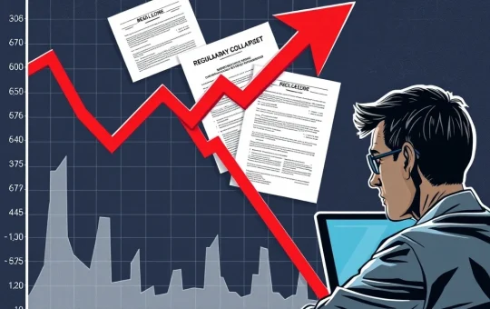 STO market crash amid regulatory scrutiny and investor panic