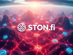 STON.fi DeFi platform on TON blockchain with Ribbit Capital and CoinFund backing