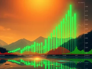 A SUIUSDT price chart showing a significant bullish breakout, highlighting key technical indicators and strong market momentum.