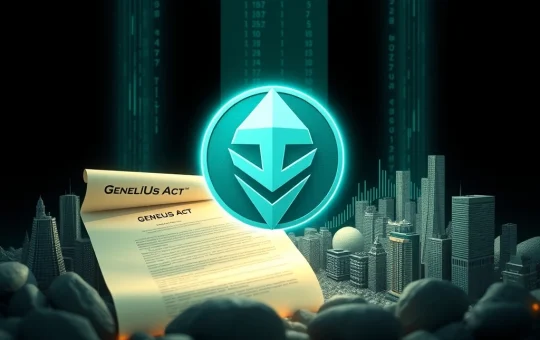 Tether's USDT stablecoin surging in the U.S. market, influenced by new stablecoin legislation.
