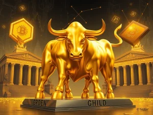Tether Gold ($XAUT) token represented as a digital gold bar, symbolizing its 40% surge due to institutional gold demand and its role as a stable, safe-haven asset.