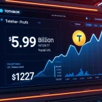Tether Q2 2025 Profit Soars 45% to $4.9 Billion, Backed by $127 Billion in U.S. Treasuries
