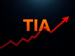 TIA cryptocurrency price plummeting amid extreme market volatility