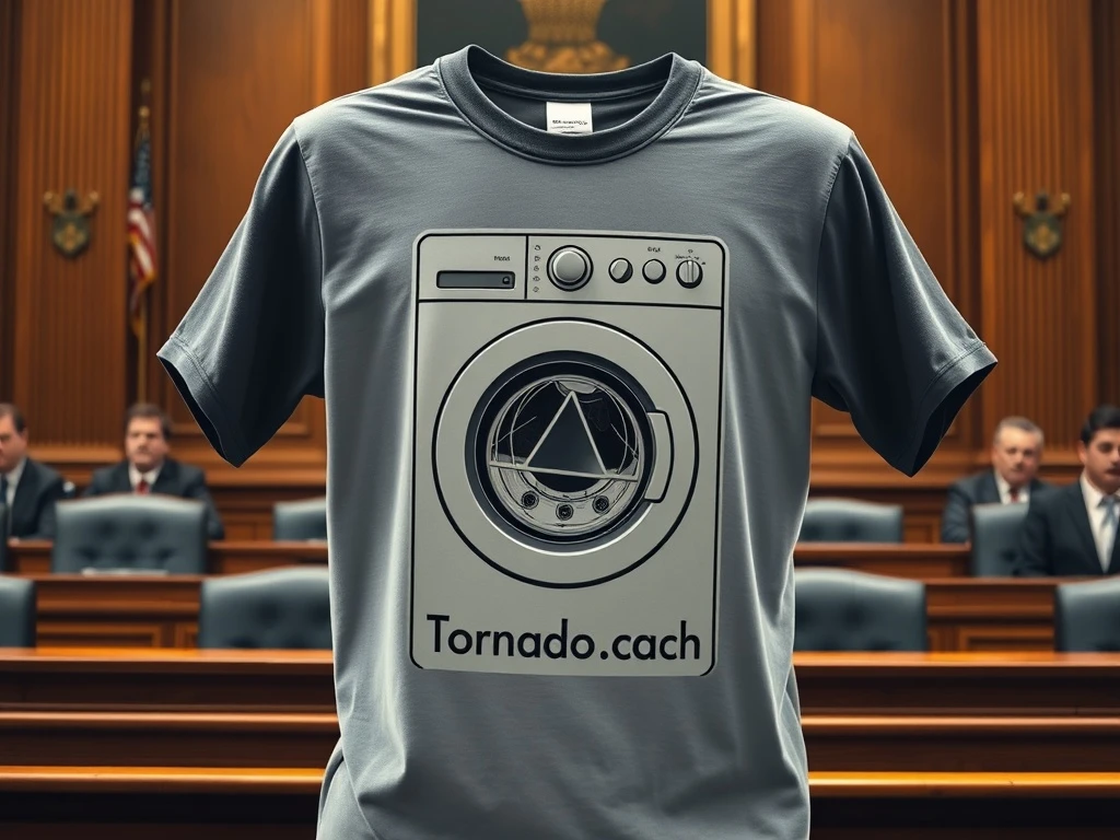 Tornado Cash T-shirt as evidence in money laundering case