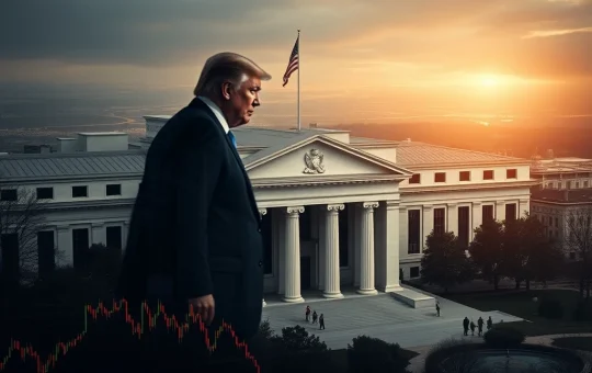 Trump's unprecedented visit to the Federal Reserve sparks debate on central bank independence and its impact on crypto market volatility.