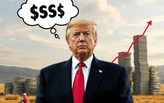 Former President Trump contemplating a massive surge in government revenue from Trump tariffs and the potential for tariff rebate checks for Americans.