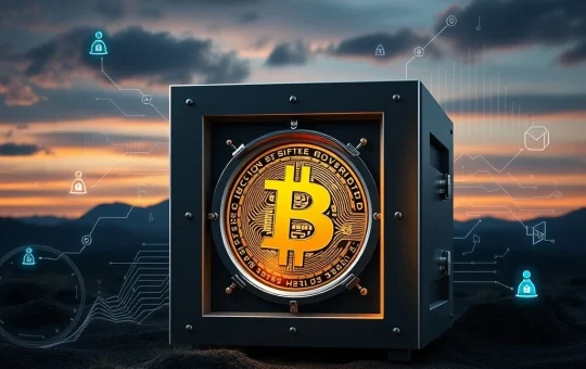 Visual representation of the US government's stable Bitcoin holdings, debunking liquidation fears and showing market resilience.