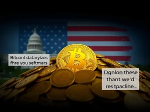 A visual representation of the US Government's substantial Bitcoin holdings, emphasizing stability and the debunking of sell-off rumors, featuring the Arkham Intelligence logo.