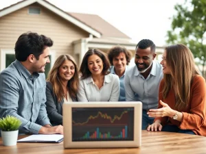 Everyday millionaires discussing financial growth and market access