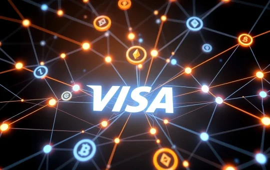 Visa stablecoin settlements across four blockchain networks for seamless cross-border payments.