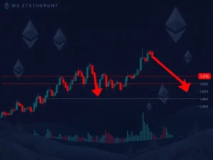 A dynamic chart showing the recent bullish breakout of WBETHUSDT, illustrating its strong upward price movement and key technical indicators for crypto market analysis.