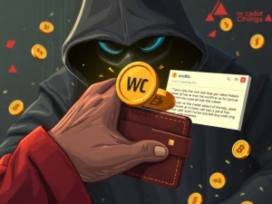 Hacker stealing WBTC in phishing attack exploiting ERC-20 approval