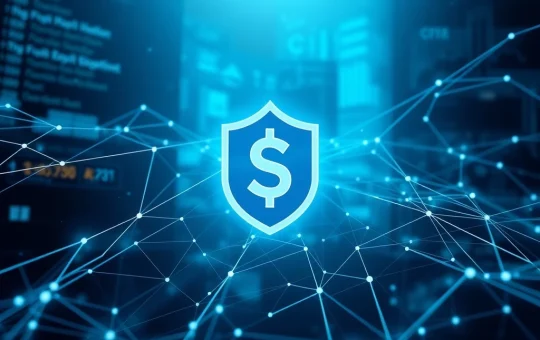 A digital interface representing the future of Web3 banking, highlighting the strategic alliance between WLFI and Vaulta for compliant financial services.