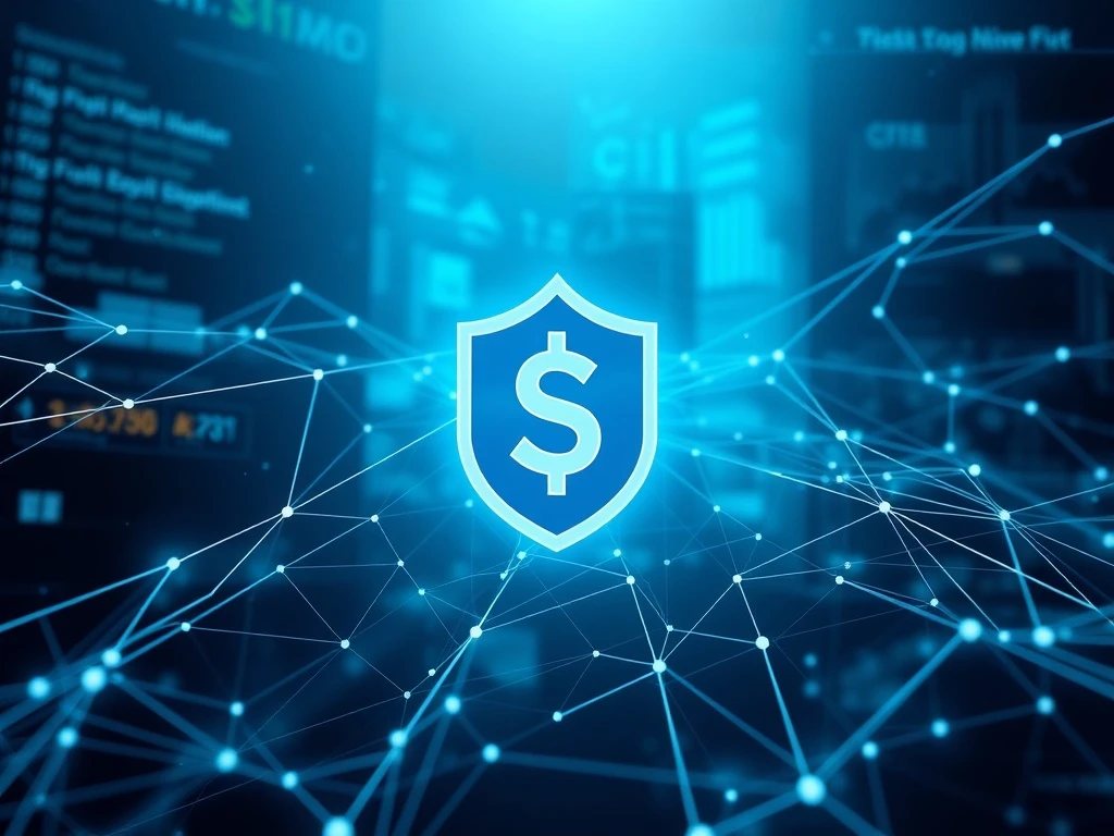A digital interface representing the future of Web3 banking, highlighting the strategic alliance between WLFI and Vaulta for compliant financial services.