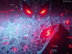 Illustrates the alarming Web3 security crisis, with digital threats and AI-driven attacks causing significant crypto exploits and financial losses.