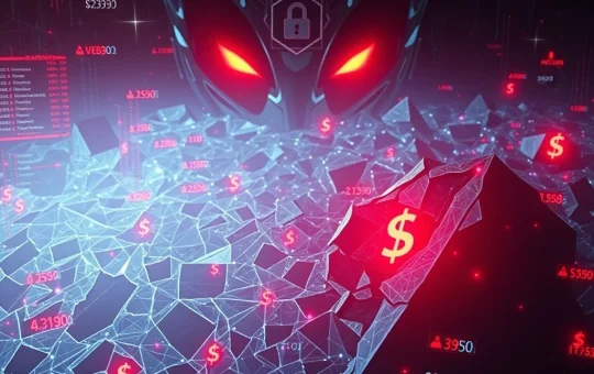 Illustrates the alarming Web3 security crisis, with digital threats and AI-driven attacks causing significant crypto exploits and financial losses.