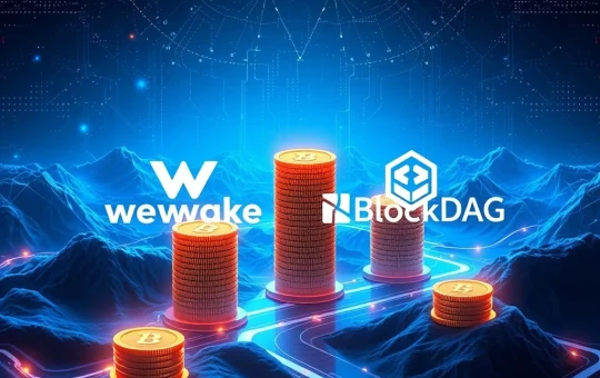 WeWake and BlockDAG presale success in cryptocurrency market