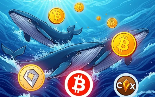 Cryptocurrency whale activity surges in IMX, CRV, BCH, and CVX during market downturn