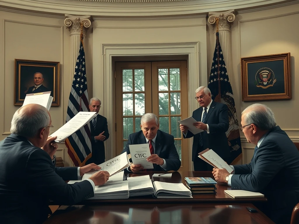 White House officials discussing CFTC chair vote and crypto regulation
