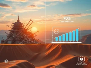 A visual representation of streamlined **white-label crypto exchange solutions** helping businesses reduce operational costs and easily enter the digital asset market.