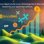 Depicts BlockDAG's impressive growth alongside XRP and BNB, symbolizing the broader utility crypto market shift.