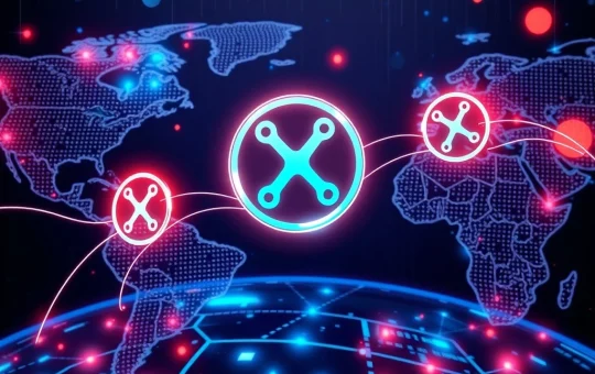 XRP dominates cross-border payments in a futuristic digital finance landscape