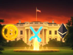 White House crypto report excludes XRP despite its massive market cap