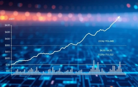 An XRP price chart showing stabilization above the 21 EMA, with potential for a significant breakout towards $4.50 and higher, reflecting current XRP analysis.