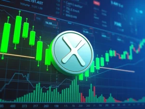 A vibrant chart showing XRP price breaking resistance, symbolizing potential for a strong rally and market excitement.