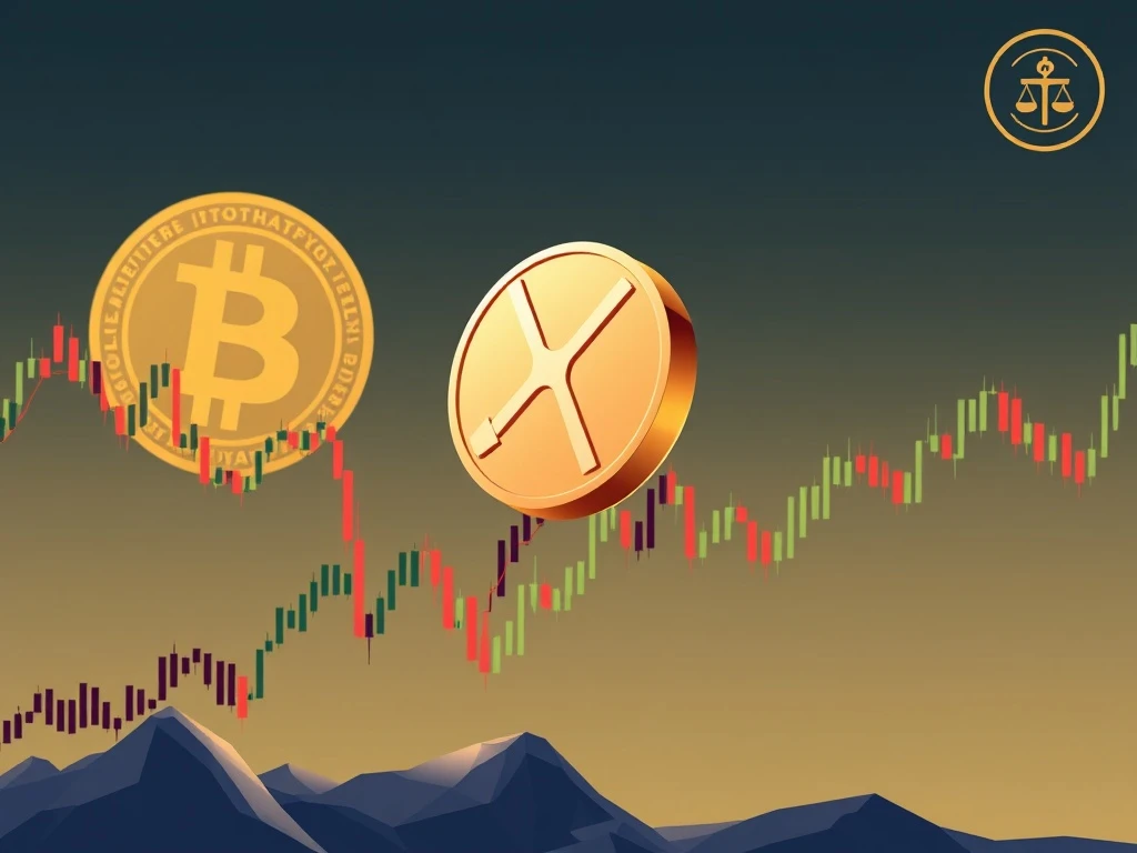 XRP price chart showing a rebound from the $3 support level, indicating resilience amidst market volatility.