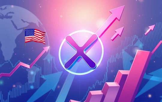 Visualizing the significant XRP price surge driven by market optimism and a dramatic increase in open interest.