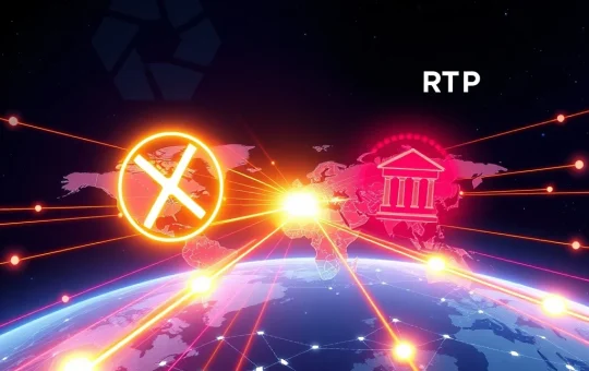 XRP News: A visual representation of Remittix (RTX) competing with XRP in the global cross-border payments landscape.