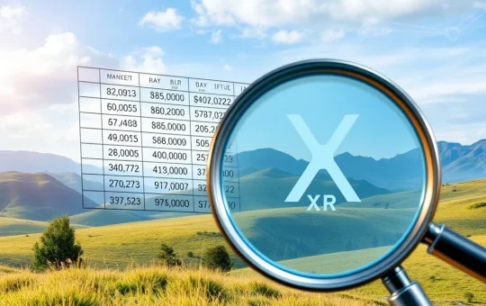 Blockchain data showing a significant XRP transfer, symbolizing the recent $897M movement by Ripple co-founder Chris Larsen under legal scrutiny.