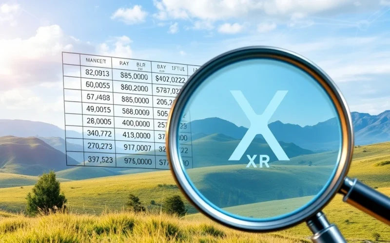 Blockchain data showing a significant XRP transfer, symbolizing the recent $897M movement by Ripple co-founder Chris Larsen under legal scrutiny.