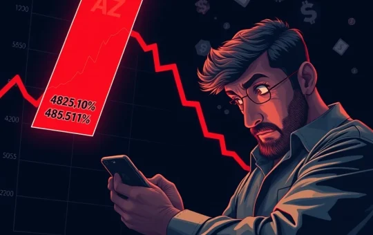 A2Z token price crash showing 485.51% drop amid regulatory uncertainty