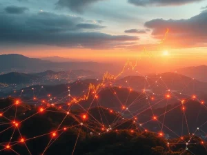 Visualizing the remarkable ACE crypto price surge amidst a thriving blockchain ecosystem, representing strategic growth and interoperability.